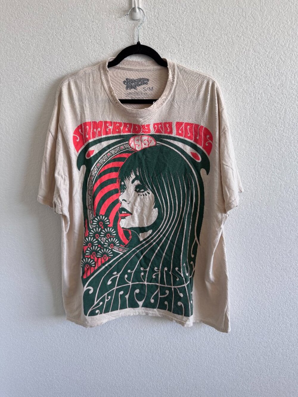 Jefferson Airplane oversized unisex band t-shirt